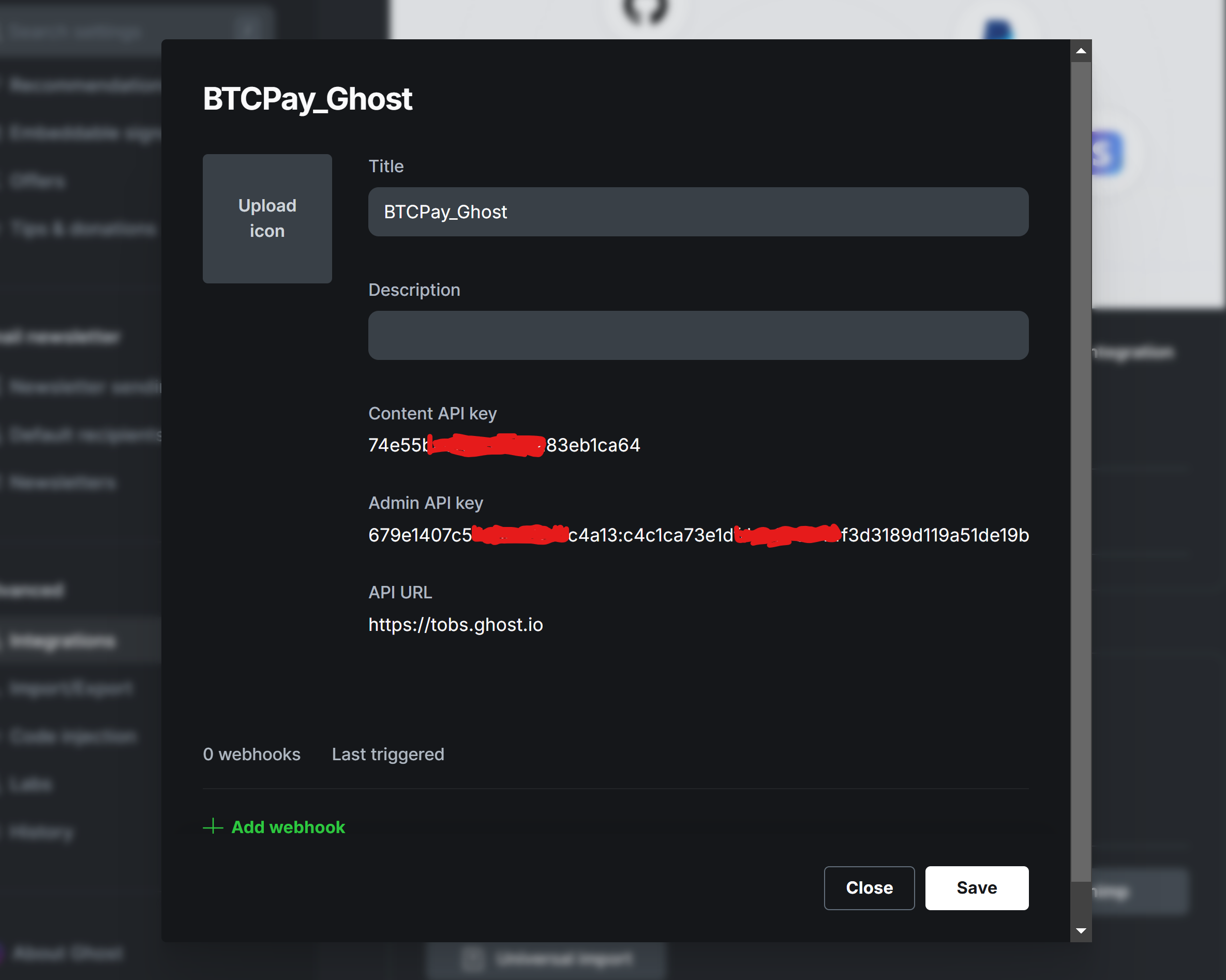BTCPay Server Ghost img 3