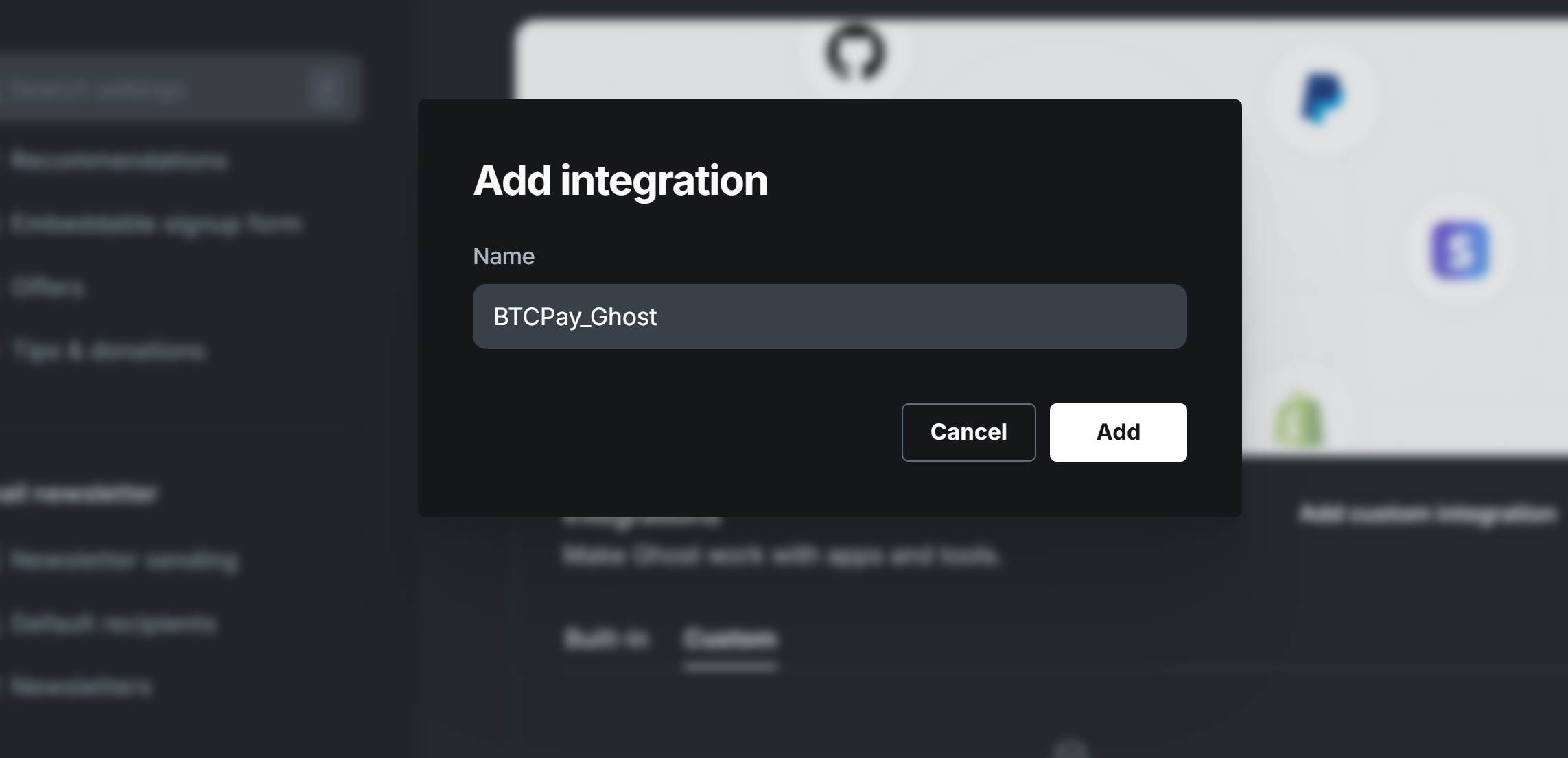 BTCPay Server Ghost img 2