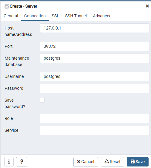 PgAdmin 接続 PgAdmin 接続