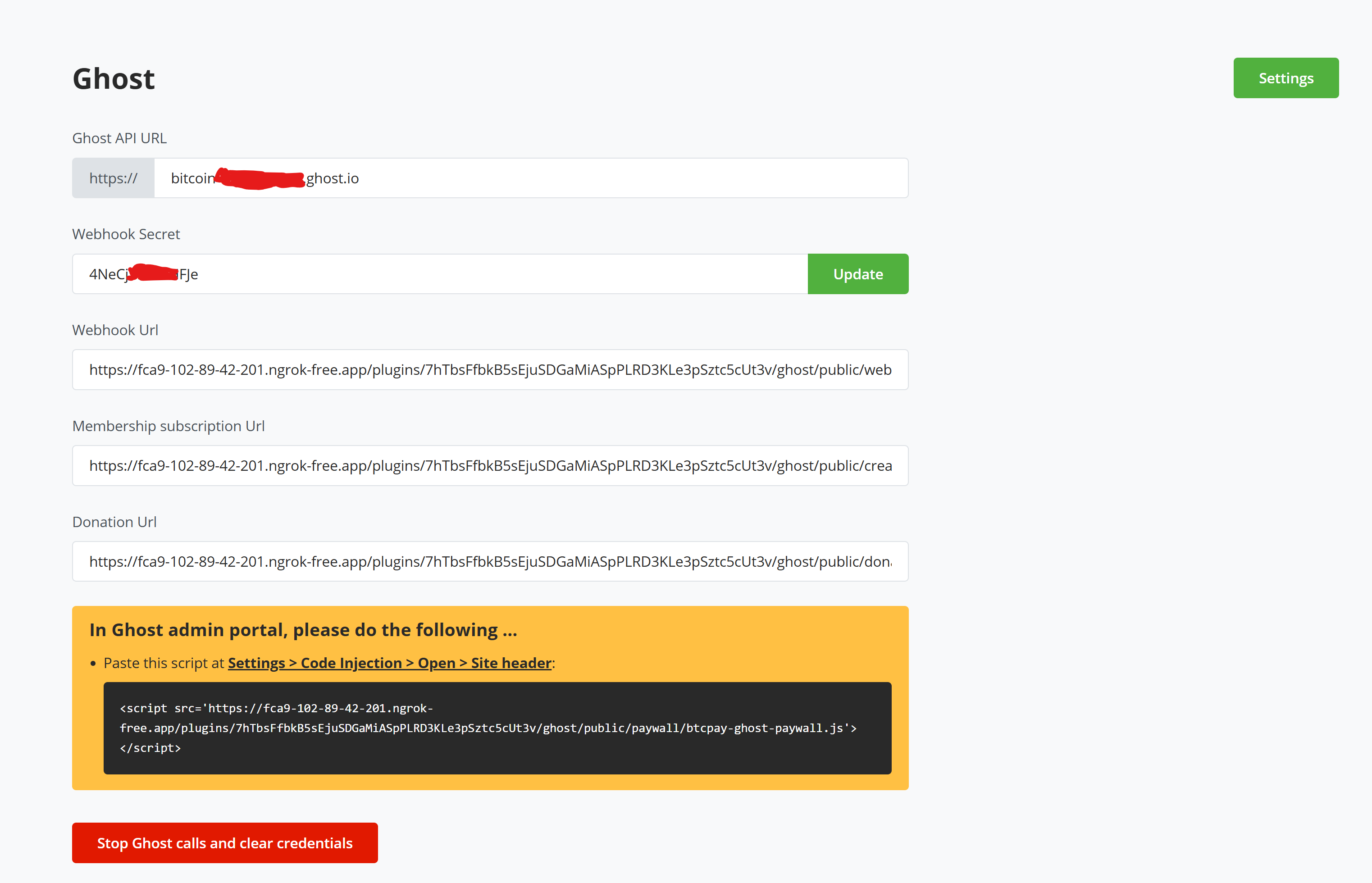 BTCPay Server Ghost img 6