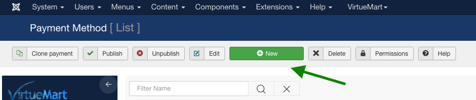 BTCPay Virtuemart: 新しい決済方法を追加 BTCPay Virtuemart: 新しい決済方法を追加