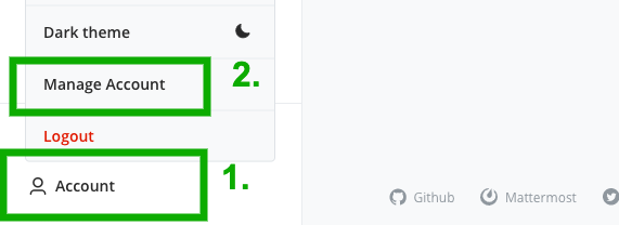 BTCPay OpenCart: アカウント管理
