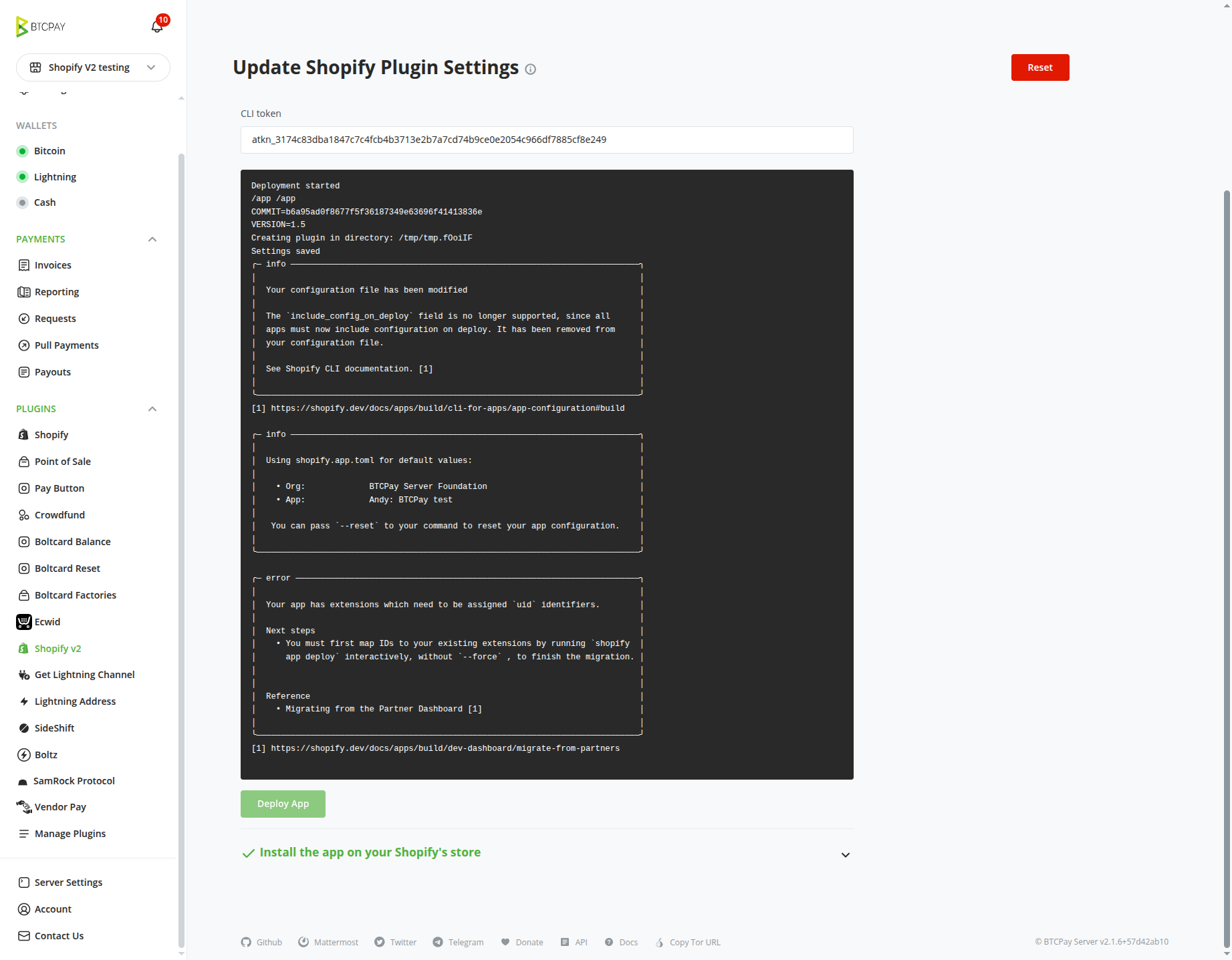 Shopify Migration - Old user error
