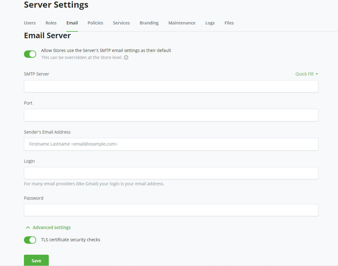 BTCPay Email SMTP BTCPay Email SMTP